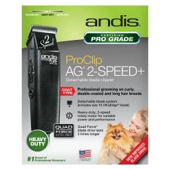 Andis® ProClip™ AG® 2-Speed+ Detachable Blade Pet Hair Clipper