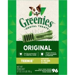 Greenies&trade; Adult Teenie Dog Dental Treats - Natural, Oral Health, Original