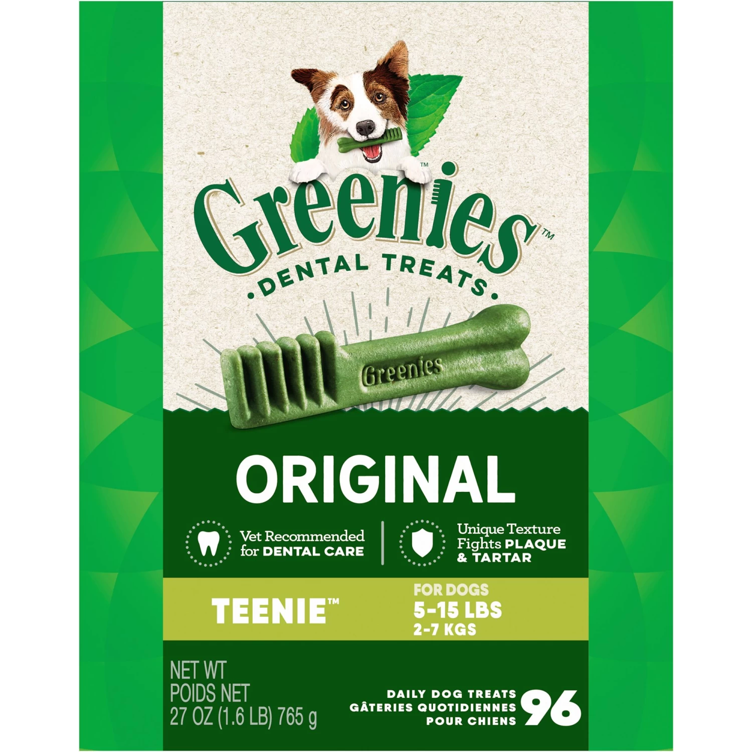 Greenies™ Adult Teenie Dog Dental Treats - Natural, Oral Health, Original 1 Greenies™ Adult Teenie Dog Dental Treats - Natural, Oral Health, Original