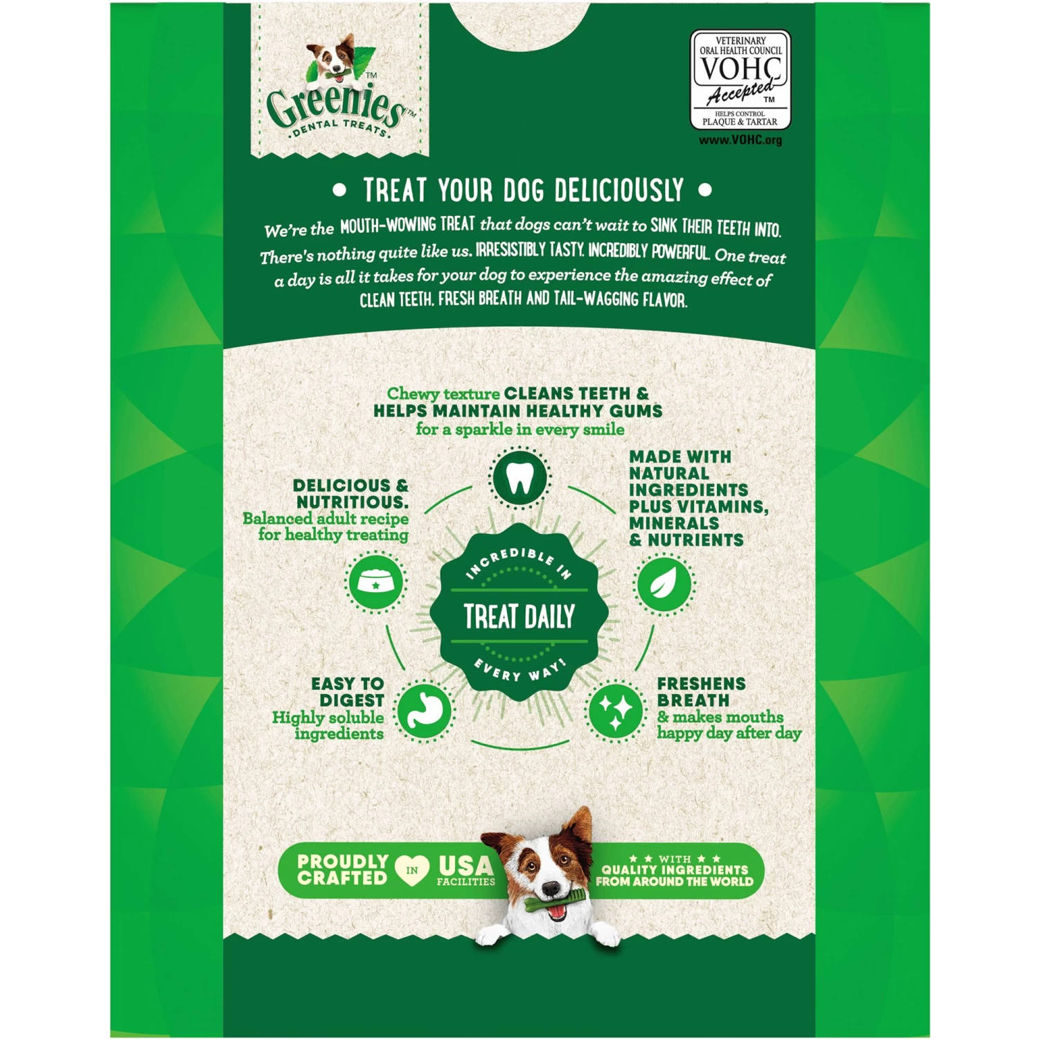 Greenies™ Adult Teenie Dog Dental Treats - Natural, Oral Health, Original 2 Greenies™ Adult Teenie Dog Dental Treats - Natural, Oral Health, Original - Image 2