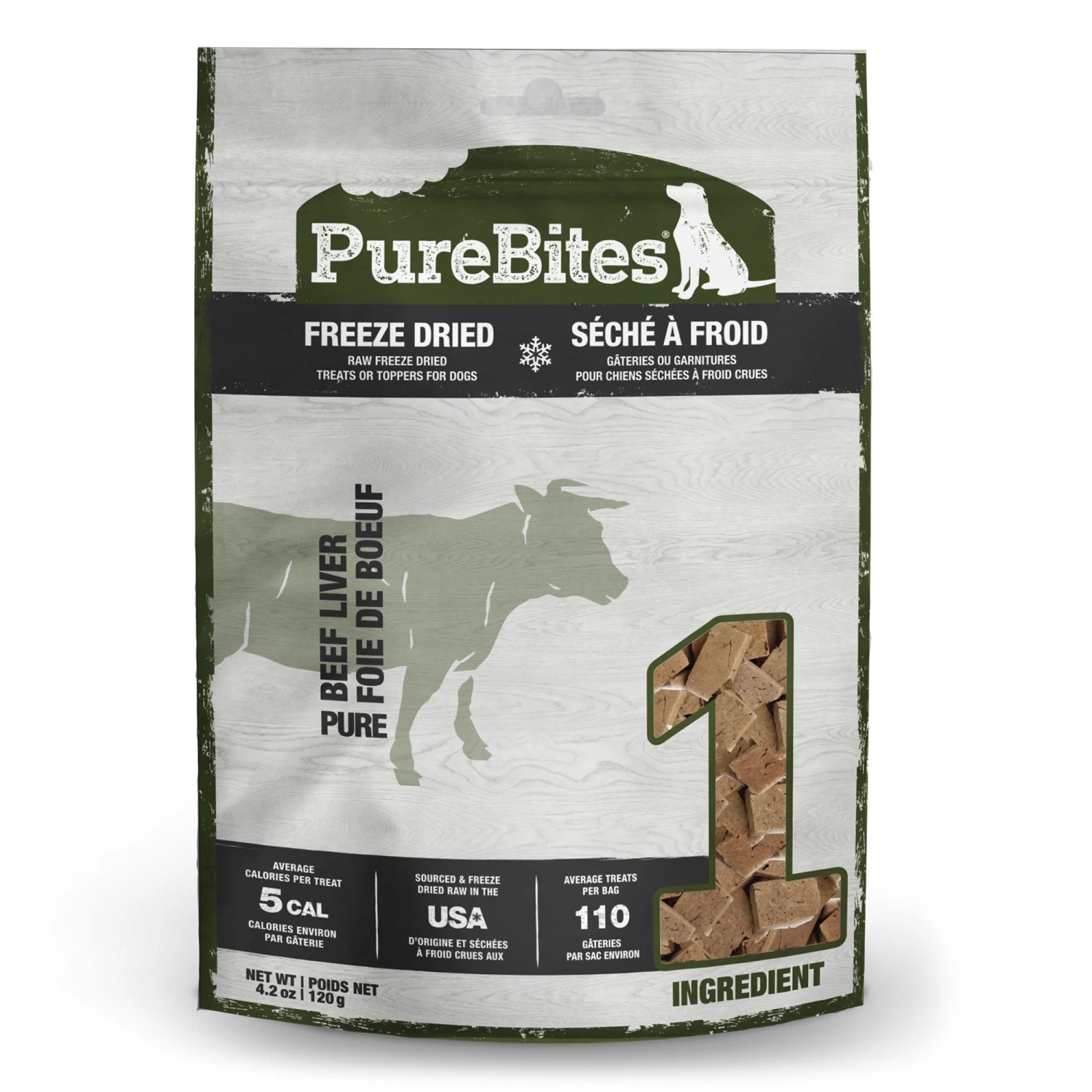 Purebites® Freeze Dried Dog Treat - Beef 1 Purebites® Freeze Dried Dog Treat - Beef