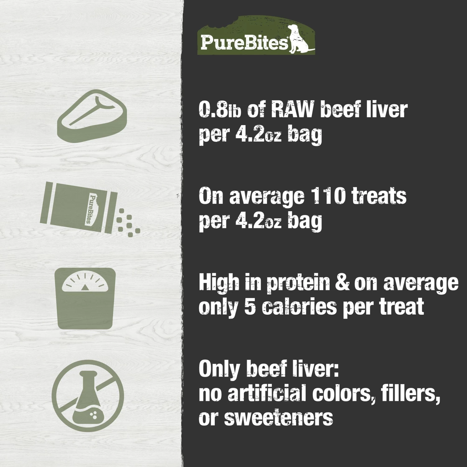 Purebites® Freeze Dried Dog Treat - Beef 6 Purebites® Freeze Dried Dog Treat - Beef - Image 6