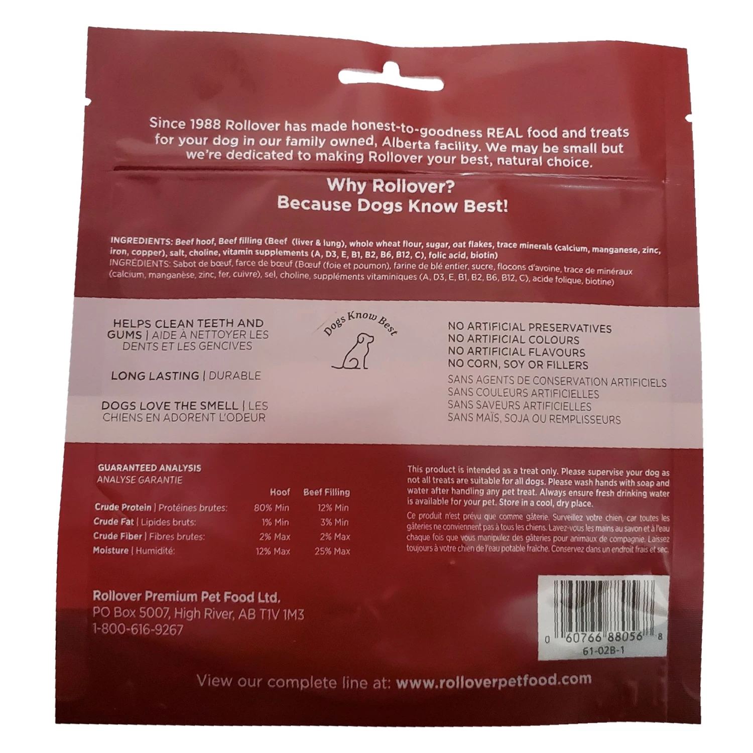 Rollover Stuffed Hooves Premium Dog Treats 2 Rollover Stuffed Hooves Premium Dog Treats - Image 2