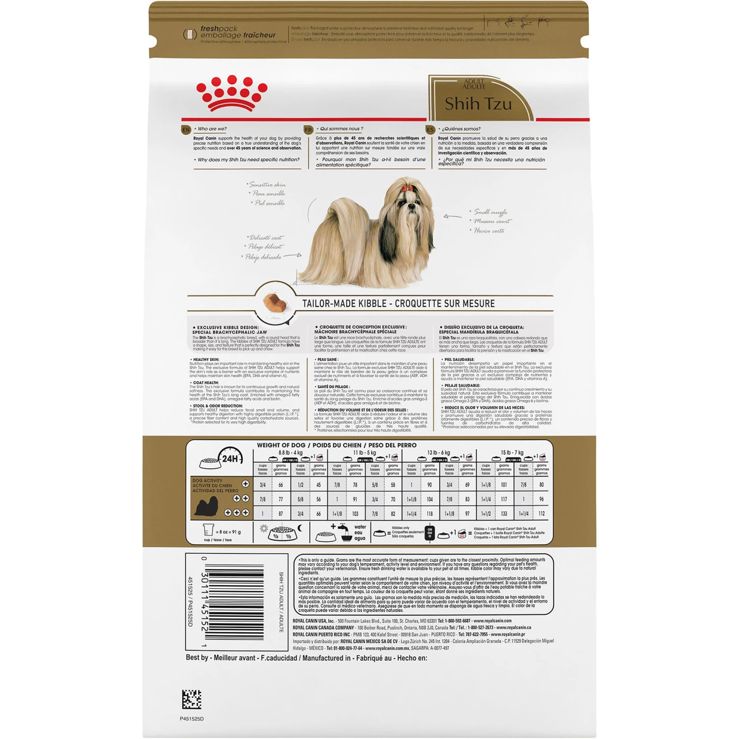 Royal Canin® Breed Health Nutrition® Shih Tzu Adult Breed Specific Dry Dog Food 2 Royal Canin® Breed Health Nutrition® Shih Tzu Adult Breed Specific Dry Dog Food - Image 2