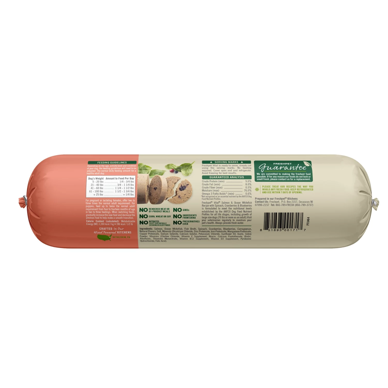 Freshpet® Vital™Grain Free Salmon & Ocean Whitefish Adult Dog Food 2 Freshpet® Vital™Grain Free Salmon & Ocean Whitefish Adult Dog Food - Image 2