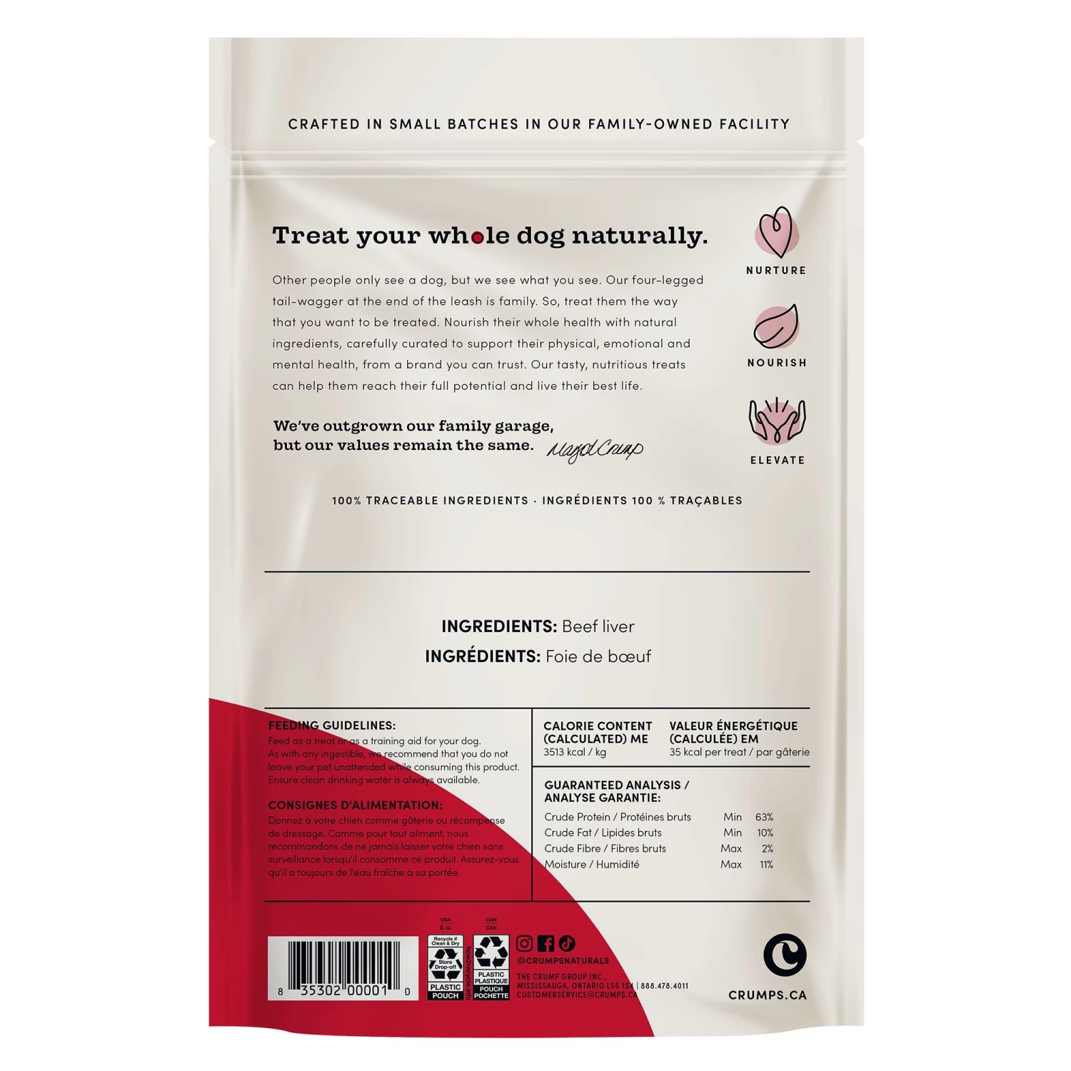 Crumps' Naturals Traditional Liver Fillets Dog Treat - Natural 2 Crumps' Naturals Traditional Liver Fillets Dog Treat - Natural - Image 2