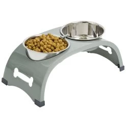 Top Paw® Elevated Arch Double Diner Dog Bowls