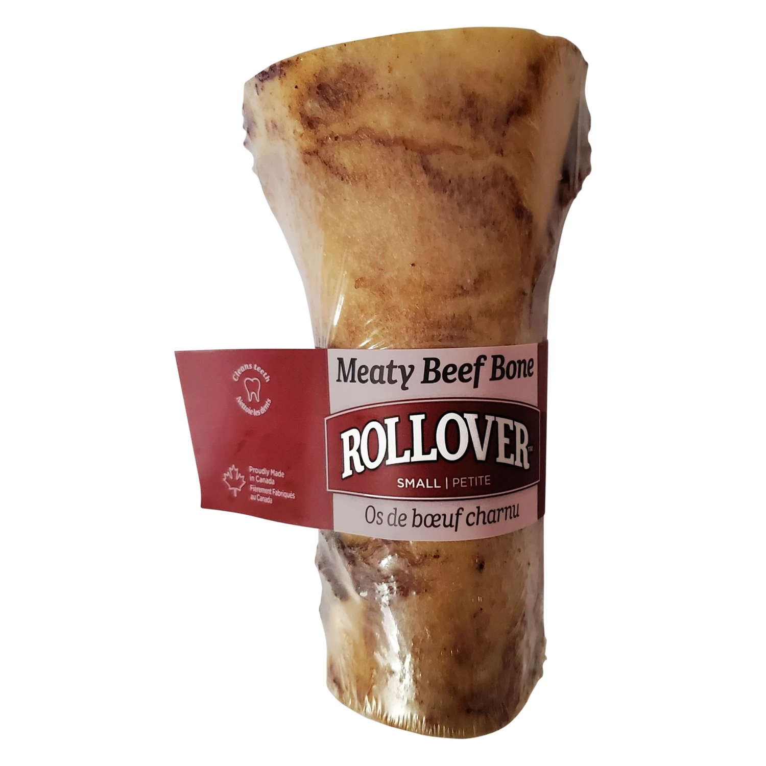 Rollover Meaty Beef Bone Small Dog Treat 1 Rollover Meaty Beef Bone Small Dog Treat
