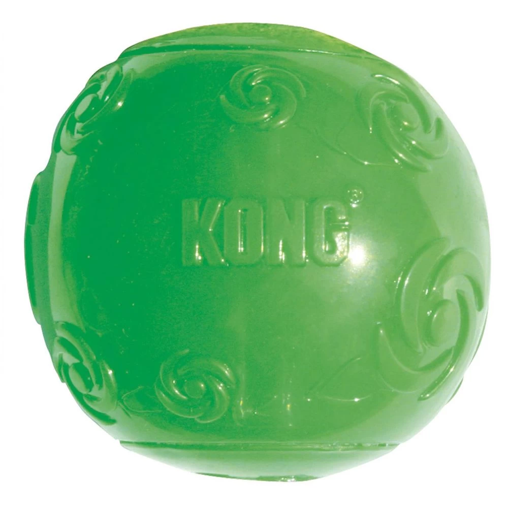 KONG® Squeezz® Ball Dog Toy - Squeaker (COLOR VARIES) 3 KONG® Squeezz® Ball Dog Toy - Squeaker (COLOR VARIES) - Image 3