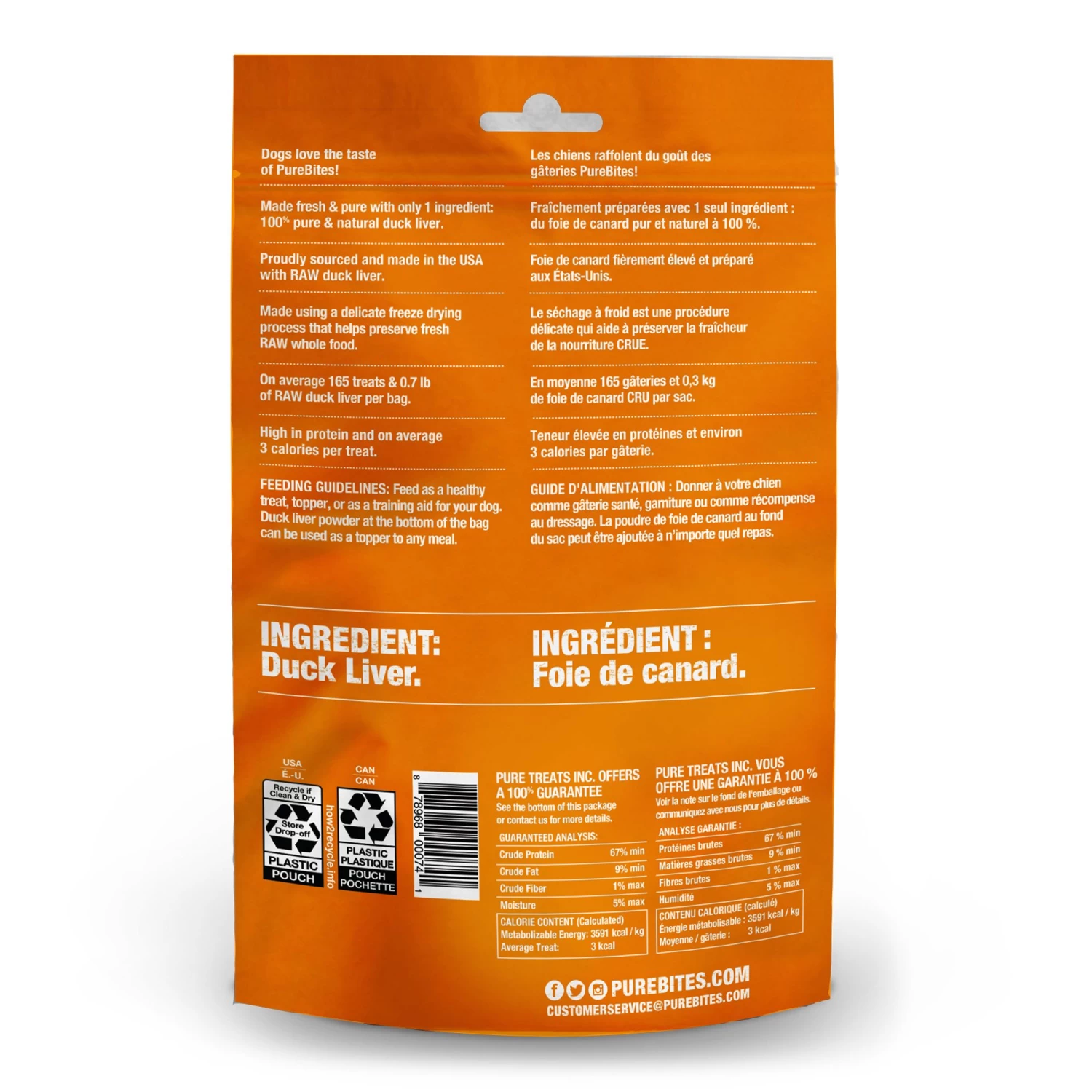 Purebites® Freeze Dried Dog Treat - Duck 3 Purebites® Freeze Dried Dog Treat - Duck - Image 3