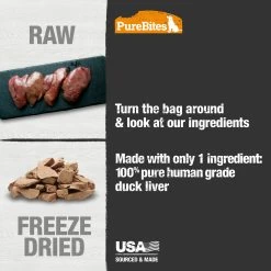 Purebites® Freeze Dried Dog Treat - Duck 8 Purebites® Freeze Dried Dog Treat - Duck -Pet Essentials Shop 5167126 alt3