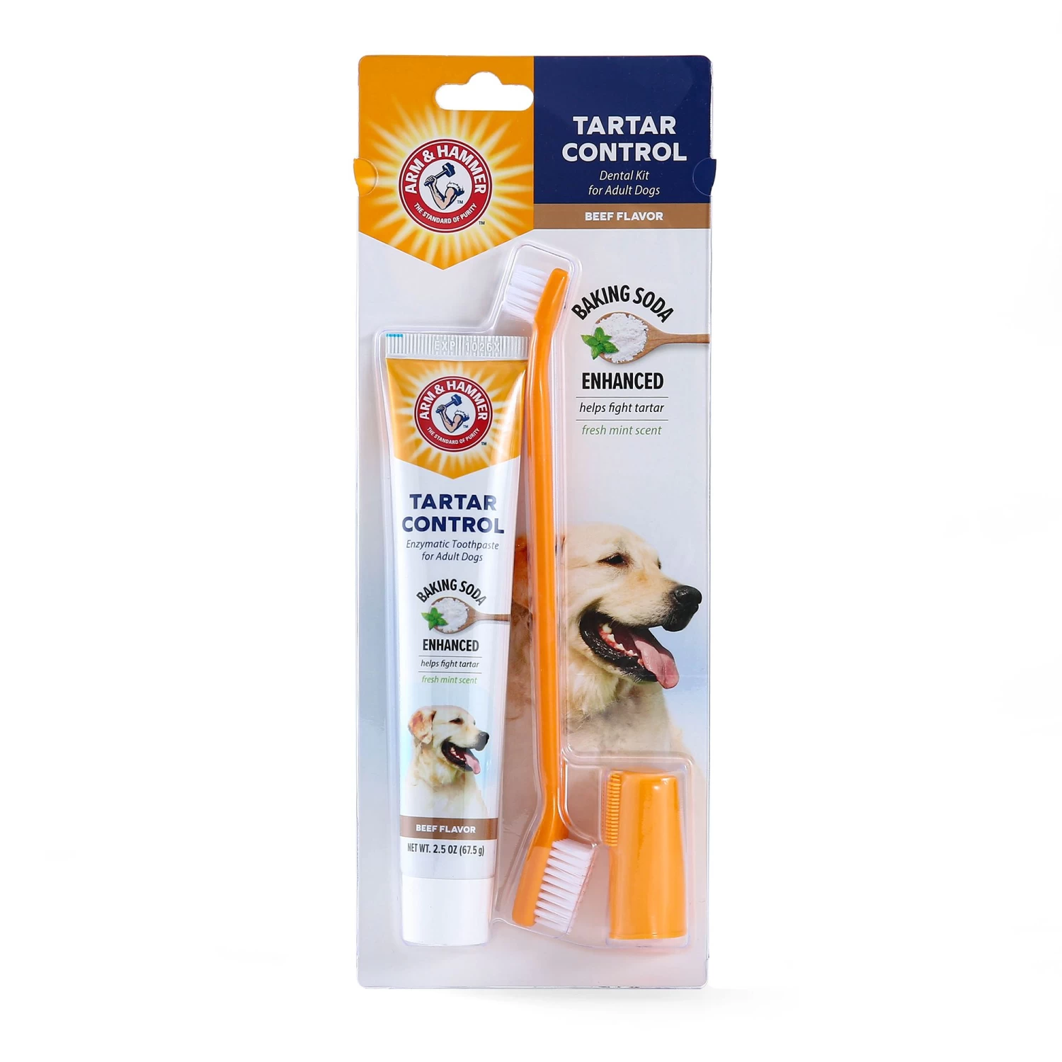 Arm & Hammer Tartar Control Dog Dental Kit - Beef 1 Arm & Hammer Tartar Control Dog Dental Kit - Beef