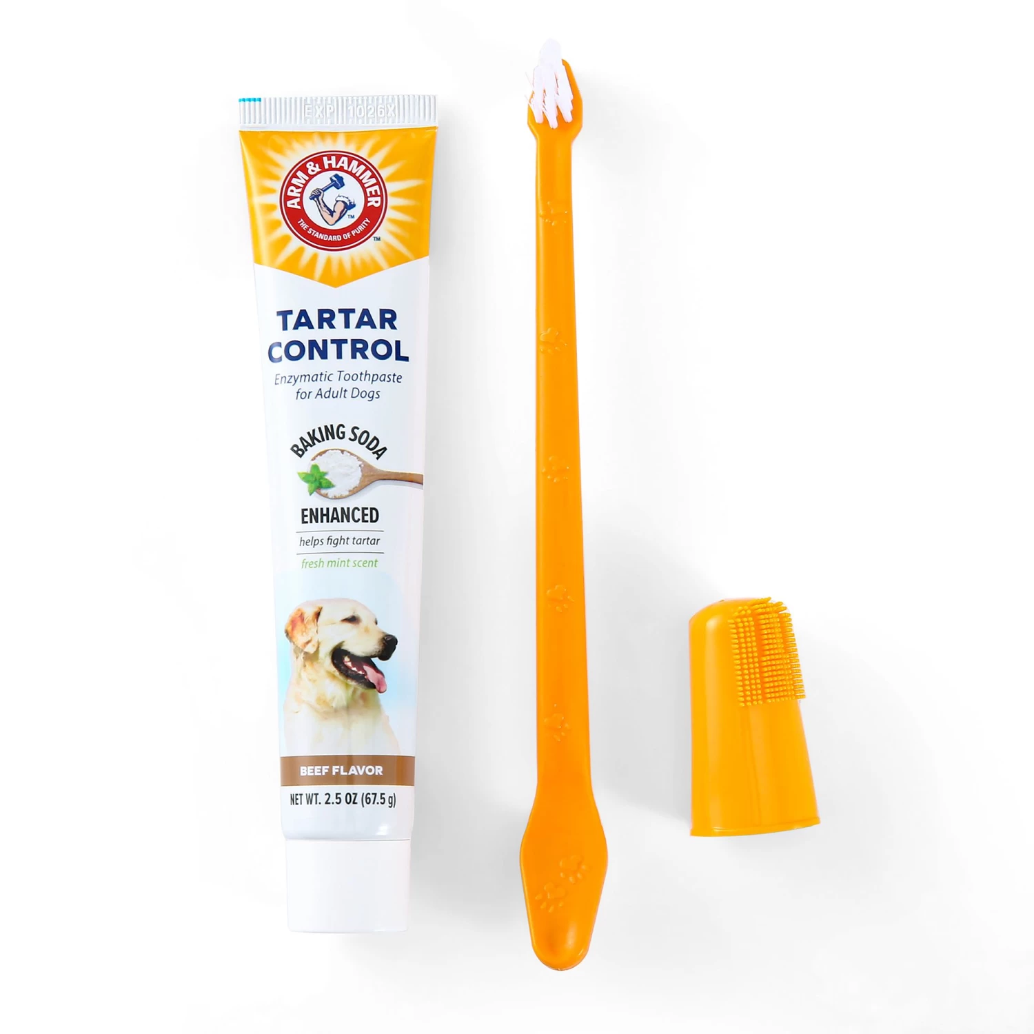 Arm & Hammer Tartar Control Dog Dental Kit - Beef 3 Arm & Hammer Tartar Control Dog Dental Kit - Beef - Image 3