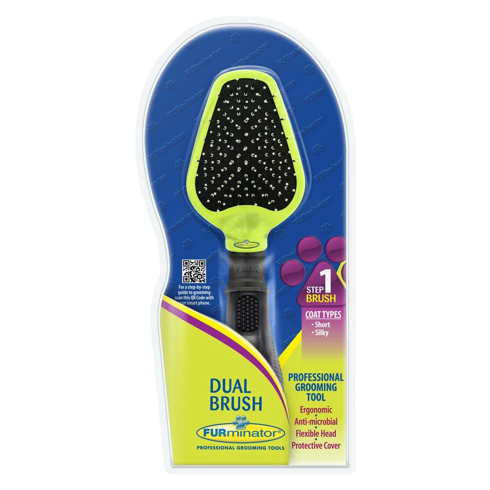 FURminator® Dual Dog Brush 1 FURminator® Dual Dog Brush
