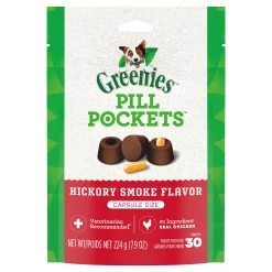 Greenies Pill Pockets Dog Treats For Capsules - Hickory Smoke