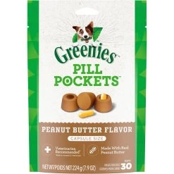 Greenies Pill Pockets Dog Treats For Capsules - Peanut Butter