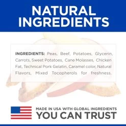 Hill's® Science Diet® Soft Baked Dog Treat - Natural, Grain Free, Beef & Sweet Potato -Pet Essentials Shop 5202877 alt3