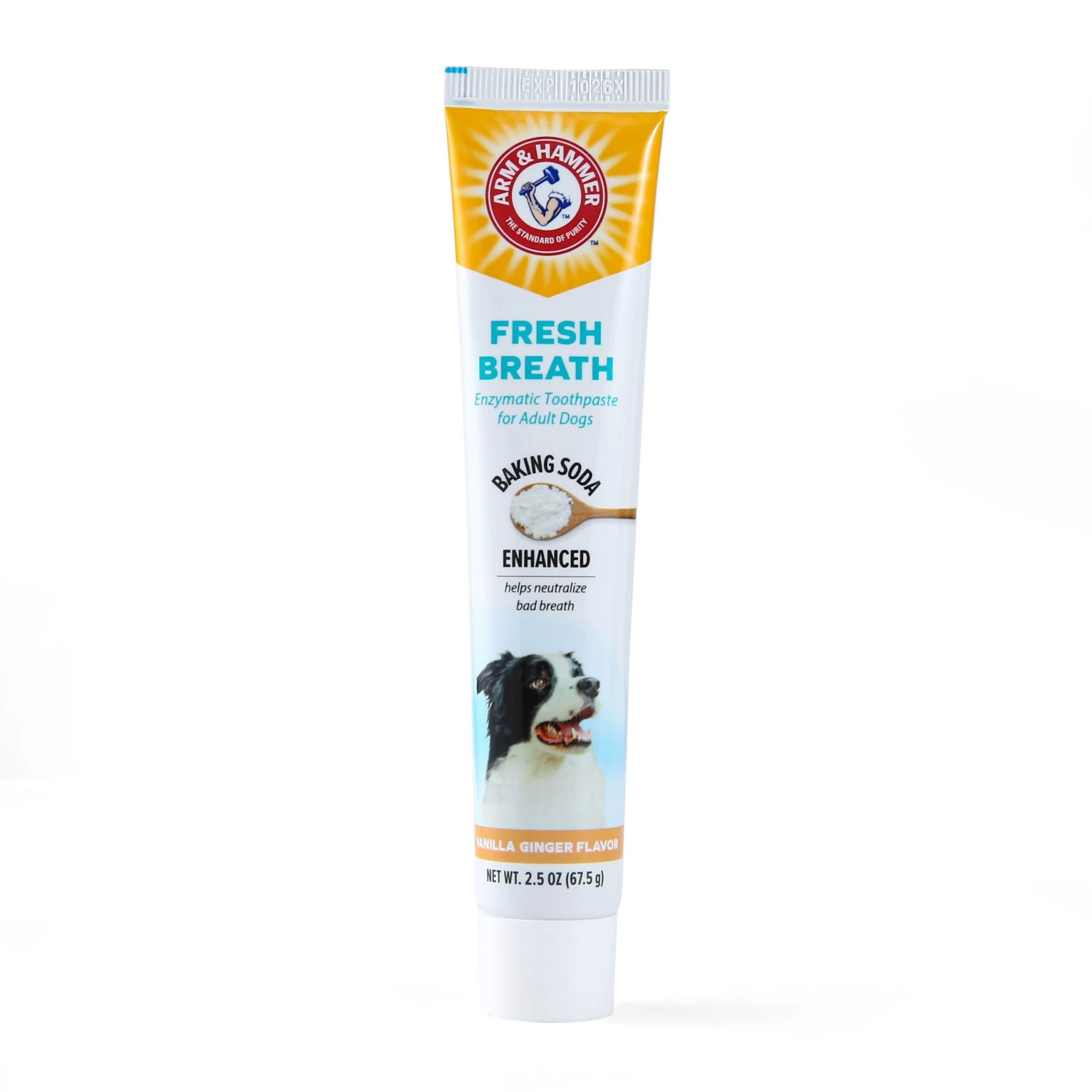 Arm & Hammer Fresh Breath Enzymatic Dog Toothpaste - Vanilla Ginger 2 Arm & Hammer Fresh Breath Enzymatic Dog Toothpaste - Vanilla Ginger - Image 2