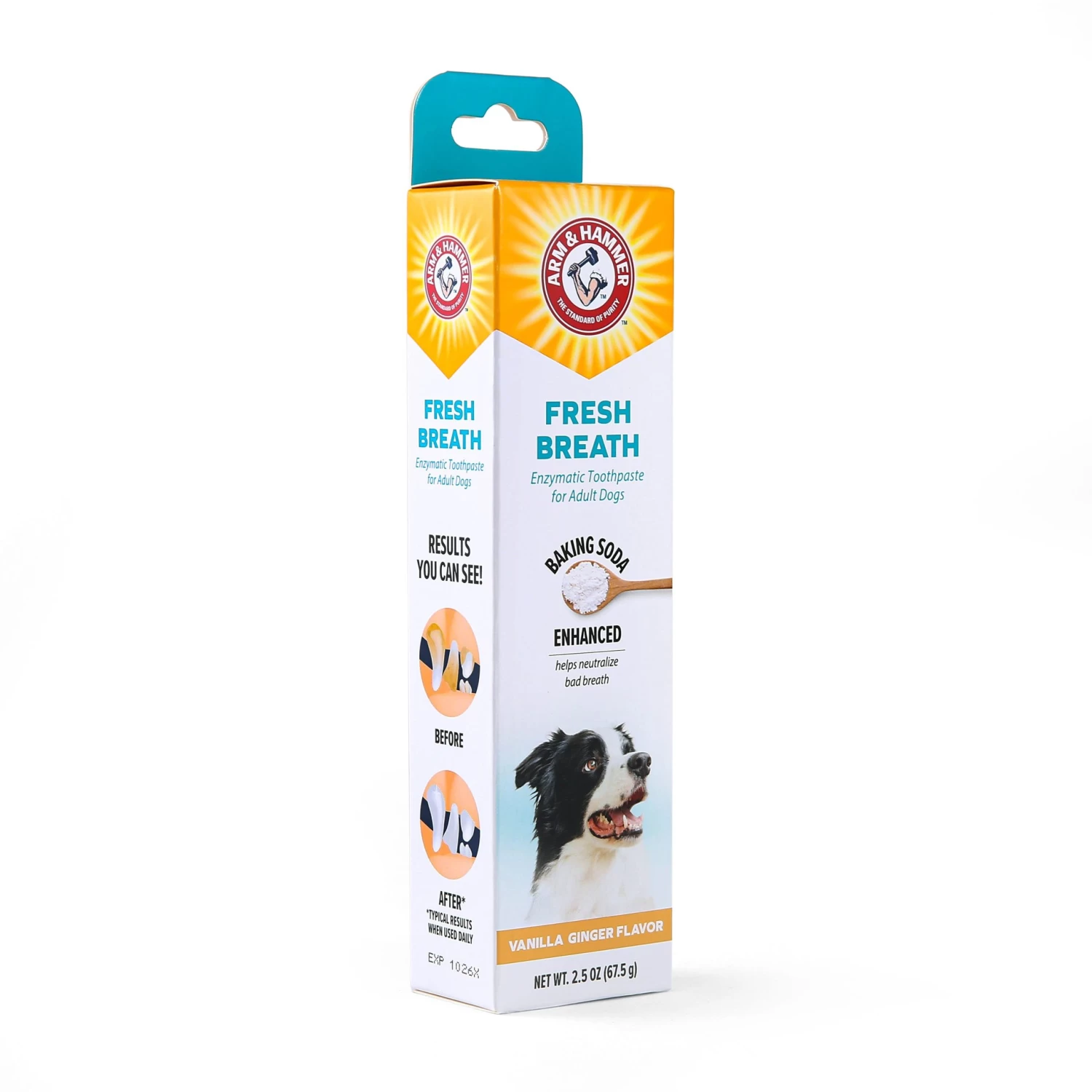 Arm & Hammer Fresh Breath Enzymatic Dog Toothpaste - Vanilla Ginger 5 Arm & Hammer Fresh Breath Enzymatic Dog Toothpaste - Vanilla Ginger - Image 5
