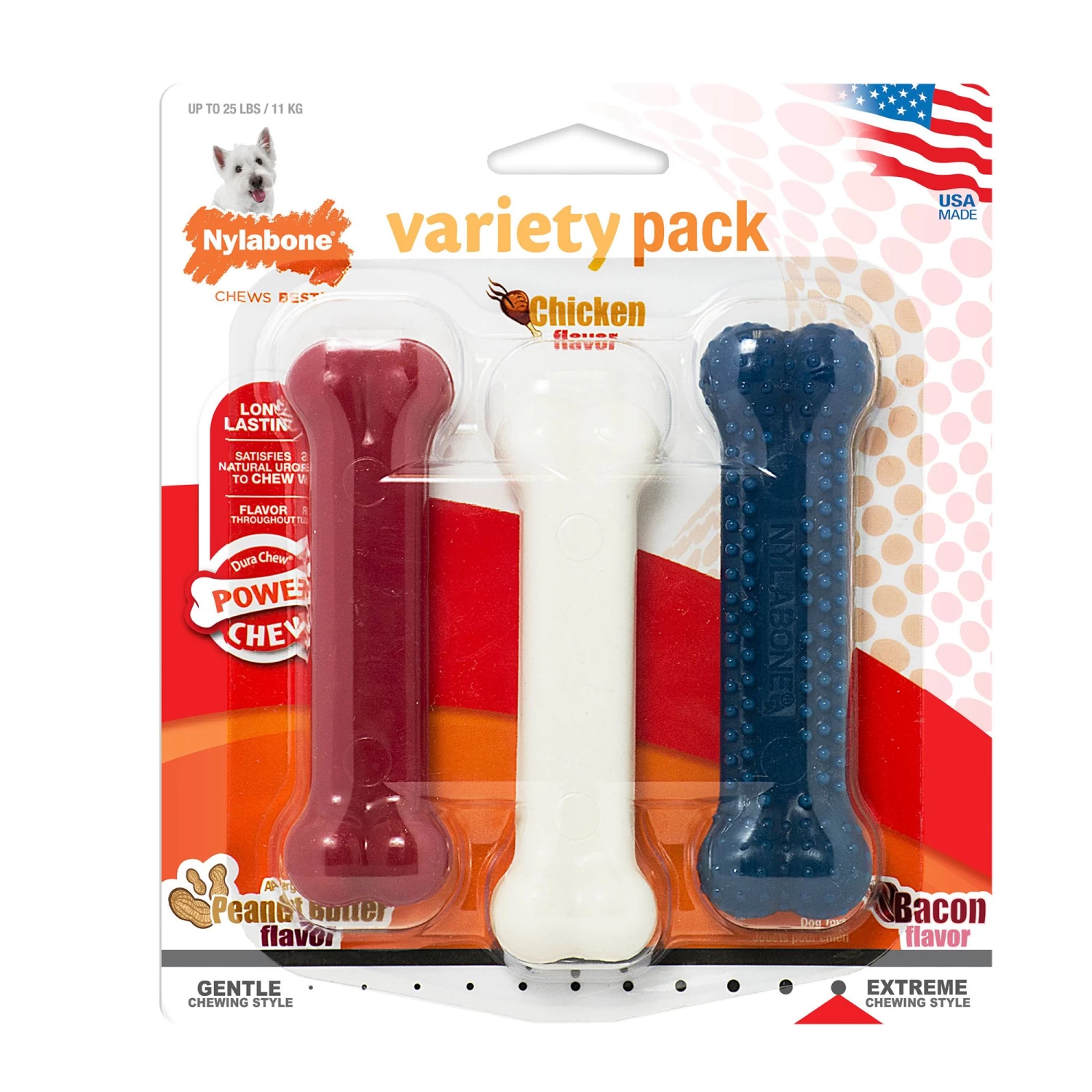 Nylabone® DuraChew® Bone Chew Dog Toys - 3 Pack 1 Nylabone® DuraChew® Bone Chew Dog Toys - 3 Pack