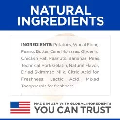 Hill's® Science Diet® Soft Savories Dog Treat - Natural, Peanut Butter & Banana -Pet Essentials Shop 5221586 alt3