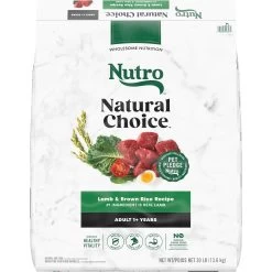 Nutro Natural Choice™ Adult Dry Dog Food - Non-GMO, Lamb & Brown Rice