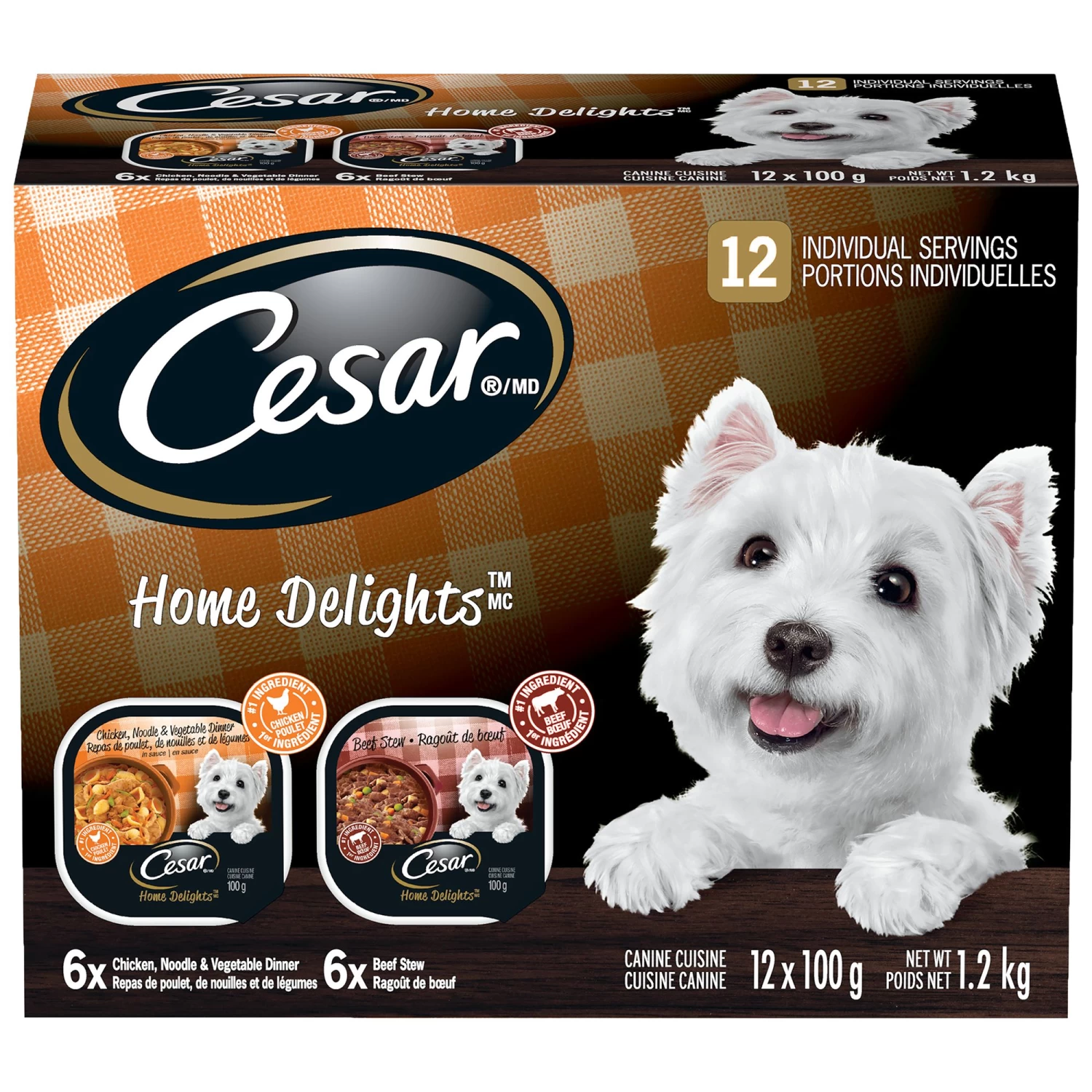 Cesar® Home Delights™ Small Breed 12 Pack Dog Food 1 Cesar® Home Delights™ Small Breed 12 Pack Dog Food