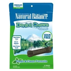 Natural Balance Grain Free Fresh & Clean Medium Dog Dental Chews