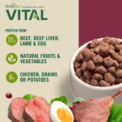 Freshpet® Vital™ Grain Free Complete Meals Beef With Lamb Adult Dog Food 7 Freshpet® Vital™ Grain Free Complete Meals Beef With Lamb Adult Dog Food -Pet Essentials Shop 5237611 alt2