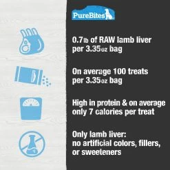 PureBites® Freeze Dried Dog Treat - Lamb 12 PureBites® Freeze Dried Dog Treat - Lamb -Pet Essentials Shop 5239413 alt5