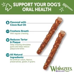 WHIMZEES Veggie Sausage Small Dental Dog Treat - Natural -Pet Essentials Shop 5255078 alt4