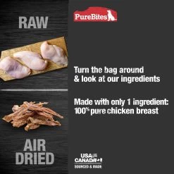 PureBites® Jerky Dog Treats - Natural, Chicken -Pet Essentials Shop 5256933 alt3