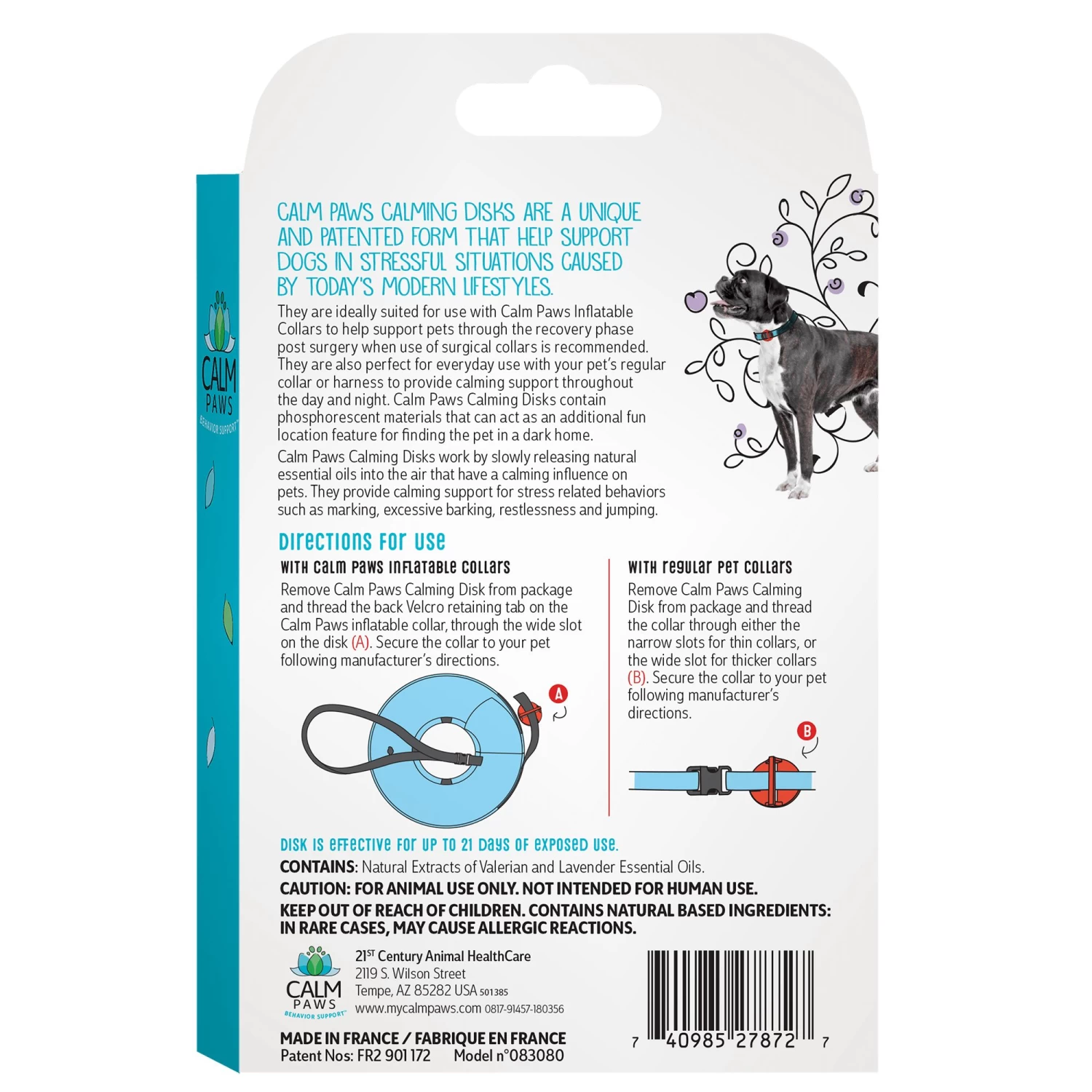 Calm Paws Behavior Support™ Calming Dog Disk - Glow-in-the-Dark 2 Calm Paws Behavior Support™ Calming Dog Disk - Glow-in-the-Dark - Image 2