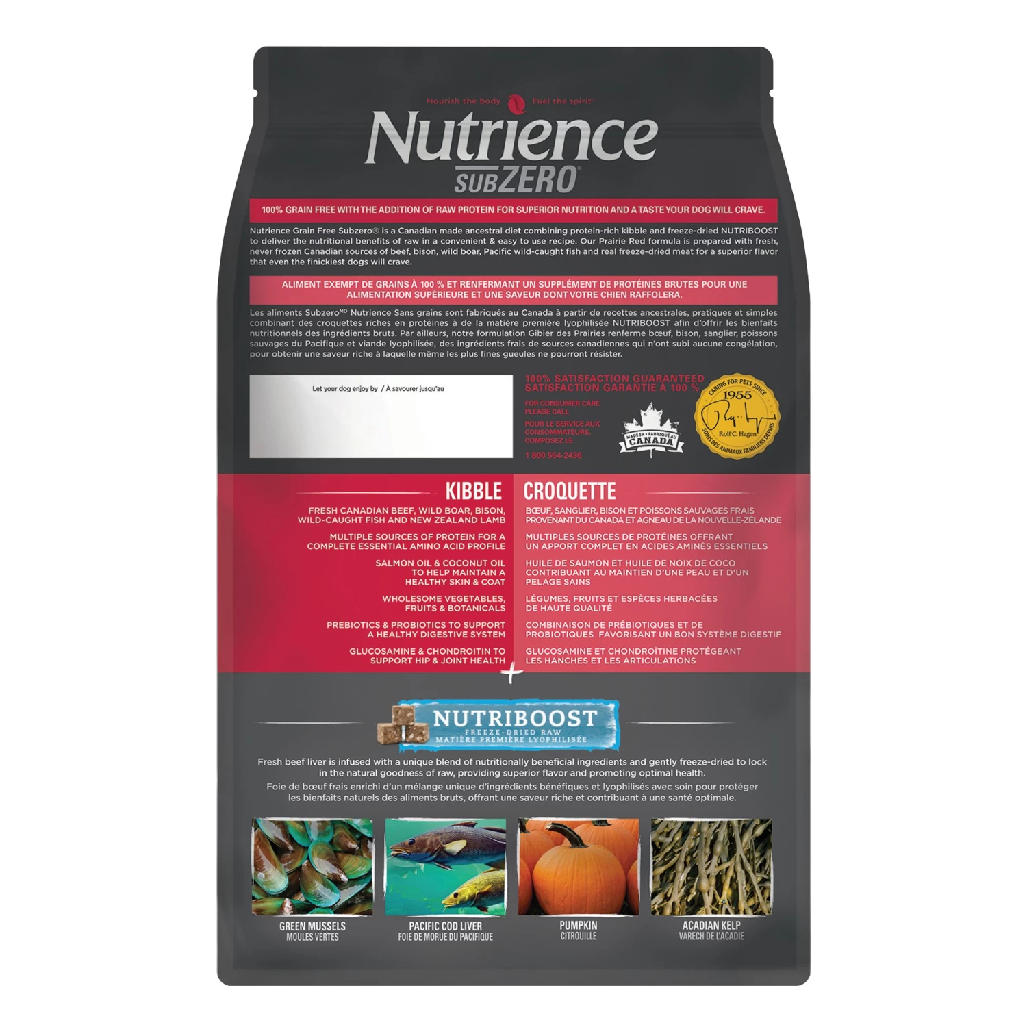 Nutrience® SubZero Large Breed Dog Food - Grain Free, Prairie Red 2 Nutrience® SubZero Large Breed Dog Food - Grain Free, Prairie Red - Image 2