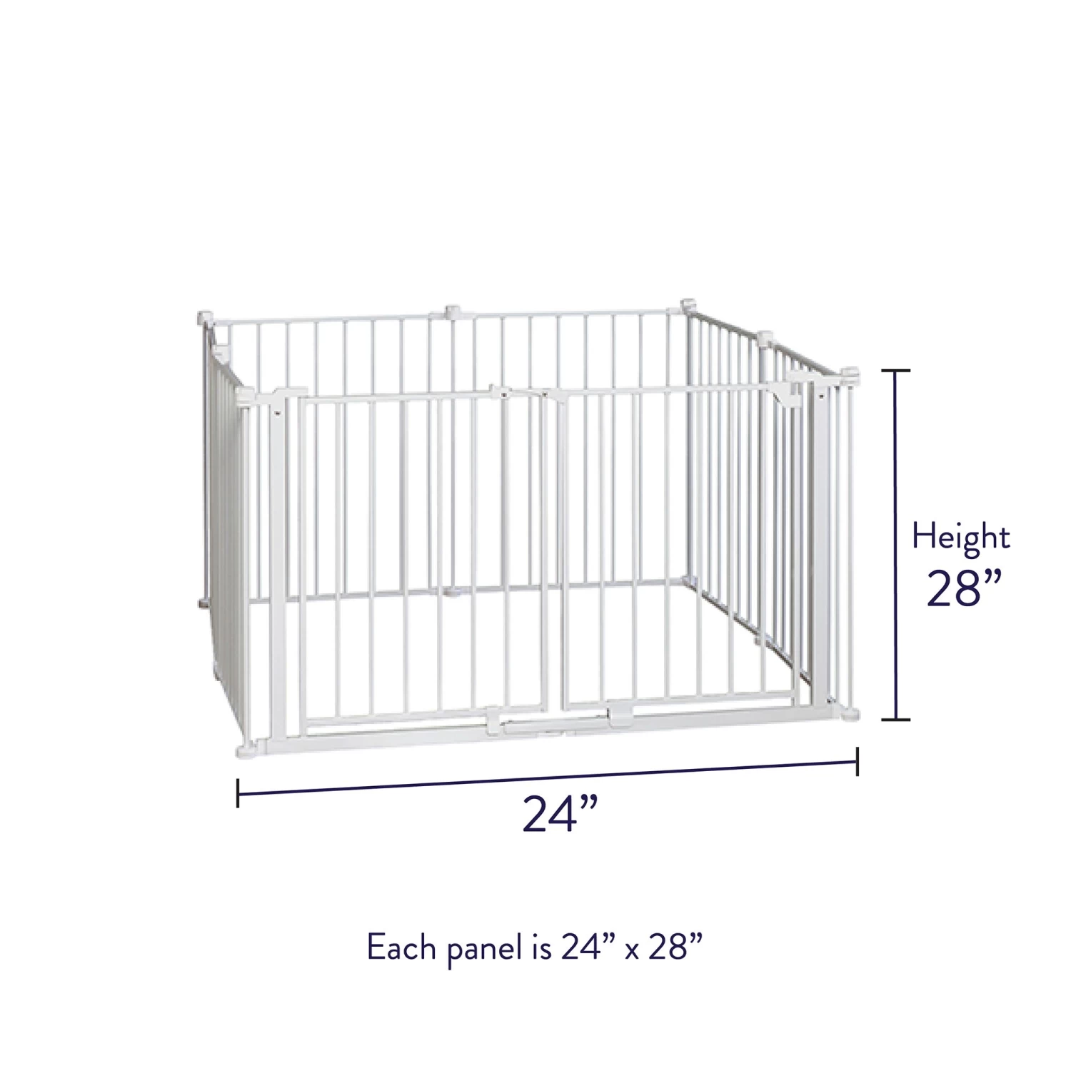 Top Paw® 2-in-1 Double Door Pet Gate & Pen 2 Top Paw® 2-in-1 Double Door Pet Gate & Pen - Image 2