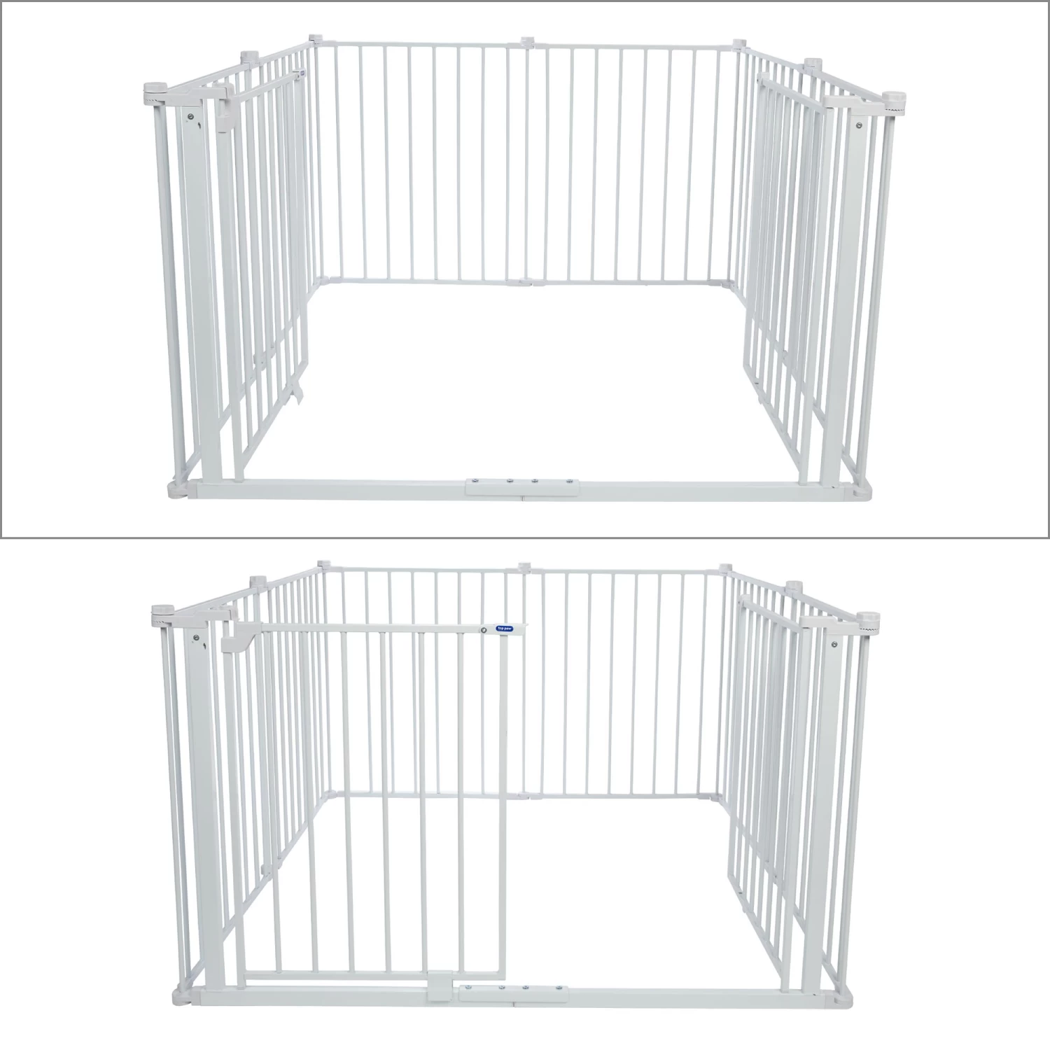 Top Paw® 2-in-1 Double Door Pet Gate & Pen 3 Top Paw® 2-in-1 Double Door Pet Gate & Pen - Image 3