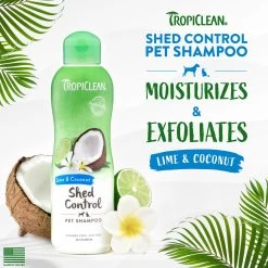 TropiClean® Lime & Coconut DeSheding Dog Shampoo 10 TropiClean® Lime & Coconut DeSheding Dog Shampoo -Pet Essentials Shop 5270998 alt3