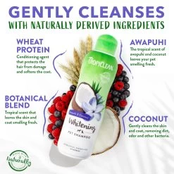 TropiClean® Awapuhi & Coconut Whitening Dog Shampoo -Pet Essentials Shop 5271168 alt4