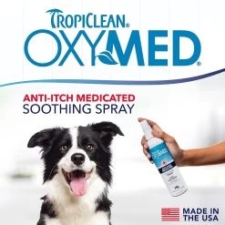 TropiClean® Oxy-Med® Anti-Itch Soothing Dog Spray -Pet Essentials Shop 5271180 alt3