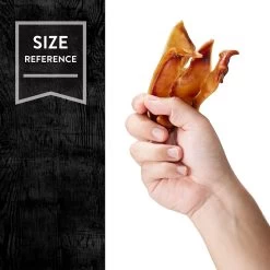 Dentley's® Nature's Chews Small Pig Ear Dog Chew - 1 Lb -Pet Essentials Shop 5276872 alt2