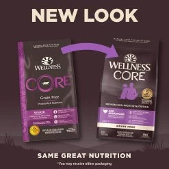 Wellness® CORE® Senior Dry Dog Food - Natural, Grain Free -Pet Essentials Shop 5279671 alt2