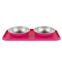 Top Paw® Stay-Put Bowl & Mat Set