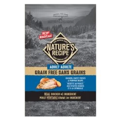 Nature's Recipe Grain Free Adult Dog Food - Chicken, Sweet Potato & Pumpkin