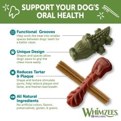 WHIMZEES Variety Value Box Small Dental Dog Treat - Natural, Grain Free, 56 Count 10 WHIMZEES Variety Value Box Small Dental Dog Treat - Natural, Grain Free, 56 Count -Pet Essentials Shop 5287576 alt3
