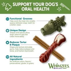 WHIMZEES Variety Value Box Large Dental Dog Treat - Natural, Grain Free, 14 Count 10 WHIMZEES Variety Value Box Large Dental Dog Treat - Natural, Grain Free, 14 Count -Pet Essentials Shop 5287578 alt3