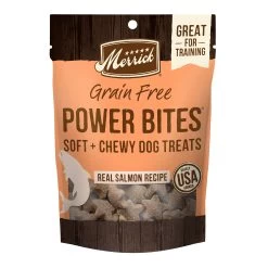MerrickĀ® Power BitesĀ® Adult Dog Treats - Salmon, Corn Free, Gluten Free