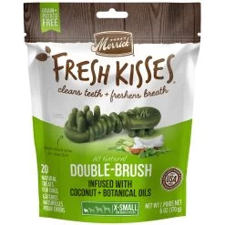 Merrick® Fresh Kisses® Extra Small Breed Adult Dental Dog Treats - 20 Count, Coconut Oil -Pet Essentials Shop 5288668 alt6