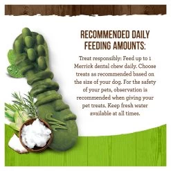 Merrick® Fresh Kisses® Extra Small Breed Adult Dental Dog Treats - 20 Count, Coconut Oil -Pet Essentials Shop 5288668 alt7