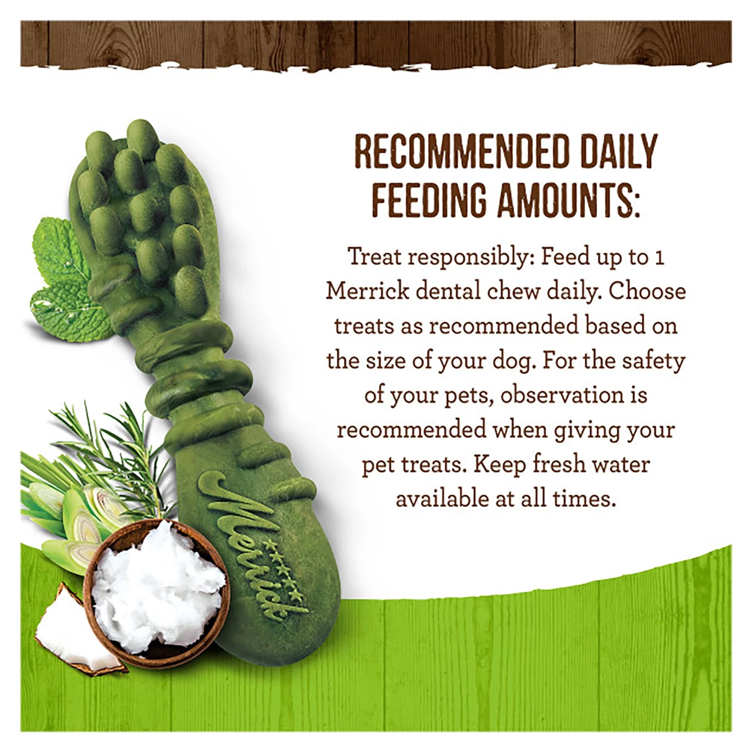 Merrick Fresh Kisses Dog Dental Treats - Coconut Oil 8 Merrick Fresh Kisses Dog Dental Treats - Coconut Oil - Image 8