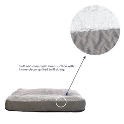 Top Paw® Orthopedic Memory Foam Quilt Mattress Dog Bed -Pet Essentials Shop 5291318 alt2